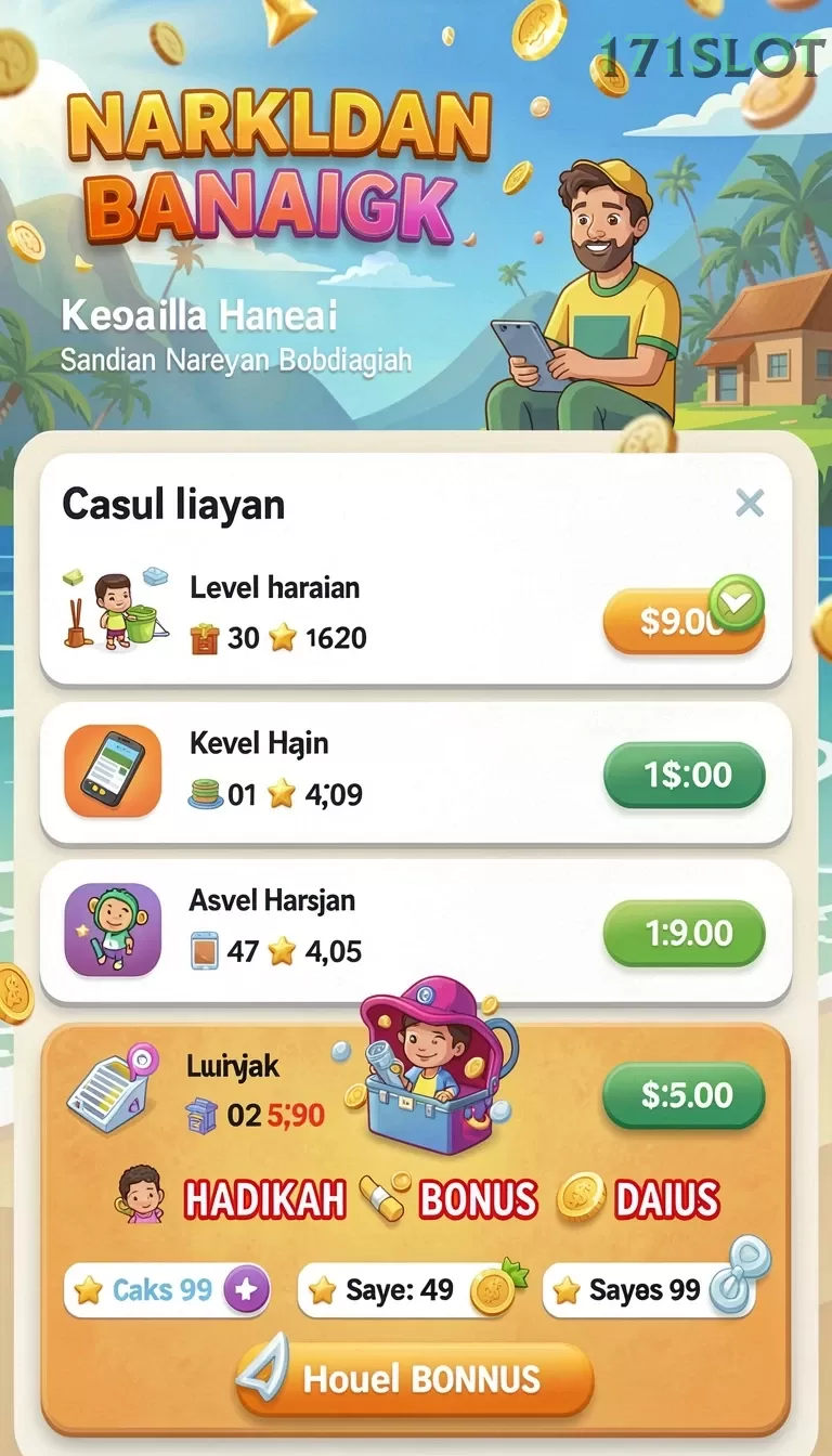 Cuplikan layar RUPIAH138 — menu navigasi