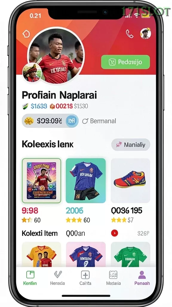 Cuplikan layar ULAR288 — menu navigasi